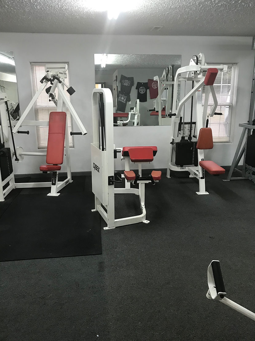Top Dog Fitness Center strength training area